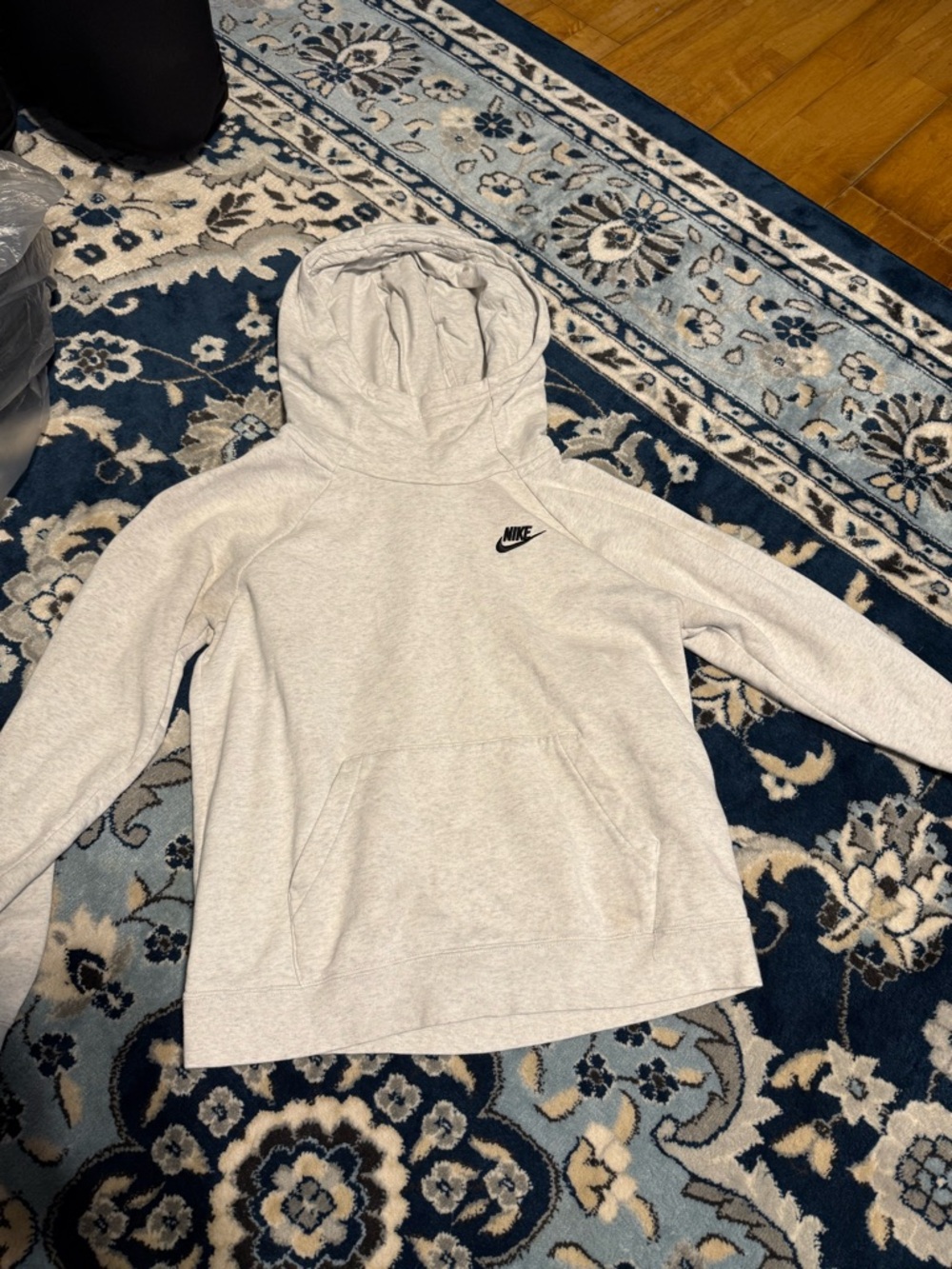 Nike Light Gray Pullover Hoodie